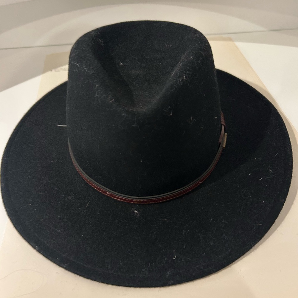 Stylish Black Stetson Cowboy Hat